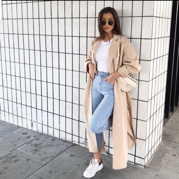 zara coat with pockets